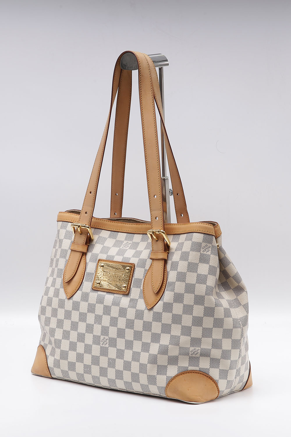 Louis Vuitton Hampstead MM Damier Azur – Addicted to Handbags