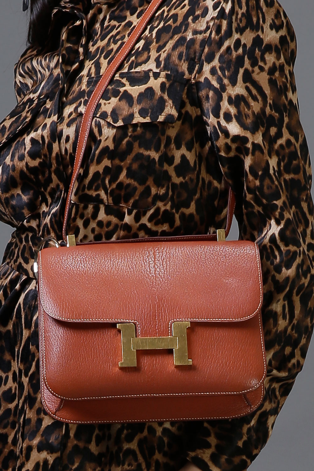 Hermes Caramel Chevre de Coromandel Leather Mini Gold Hardware Constance  Bag Hermes | The Luxury Closet