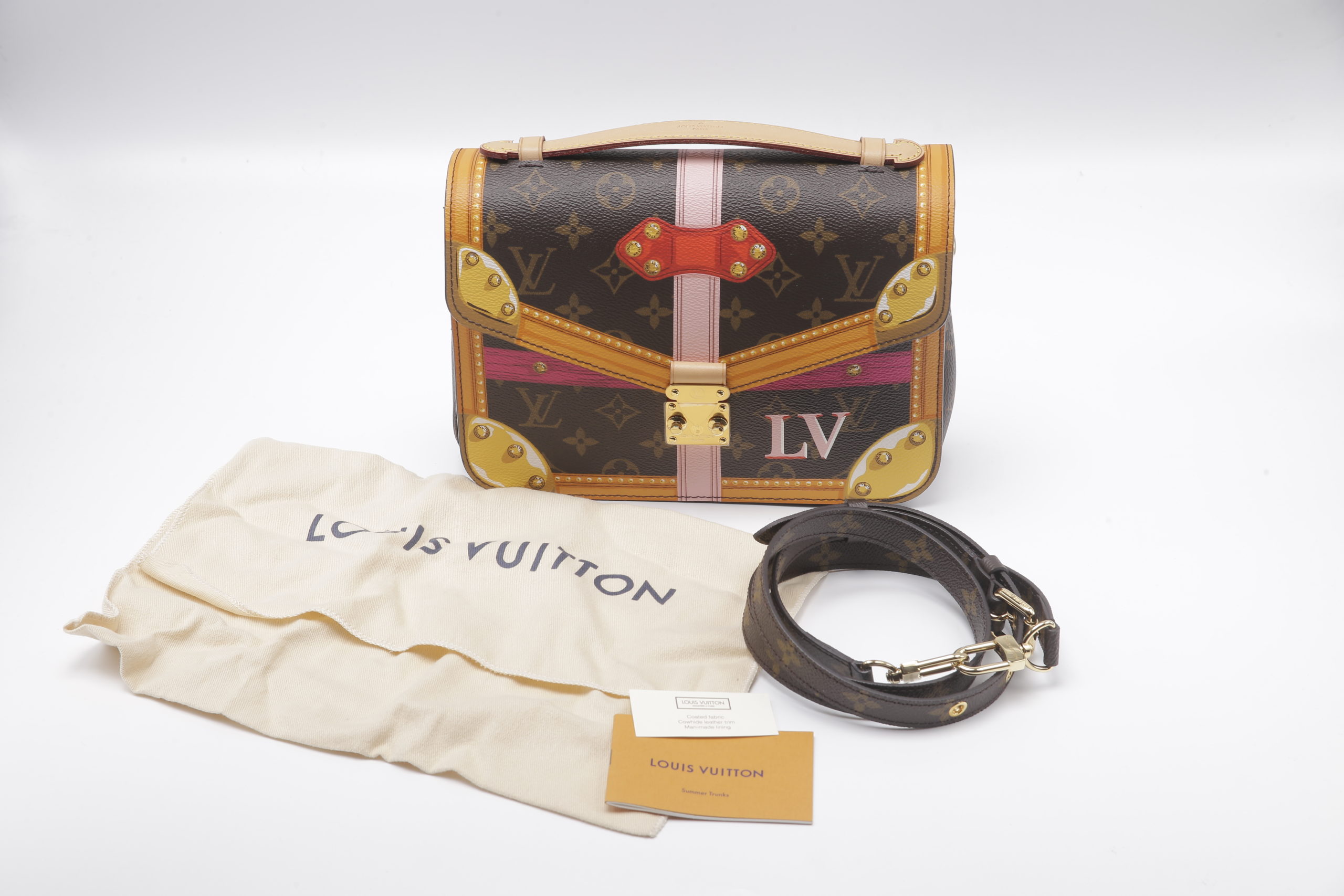 Louis Vuitton Pochette Metis MM Bag Limited Runway Collection Summer Trunks Monogram/Multicolor ...