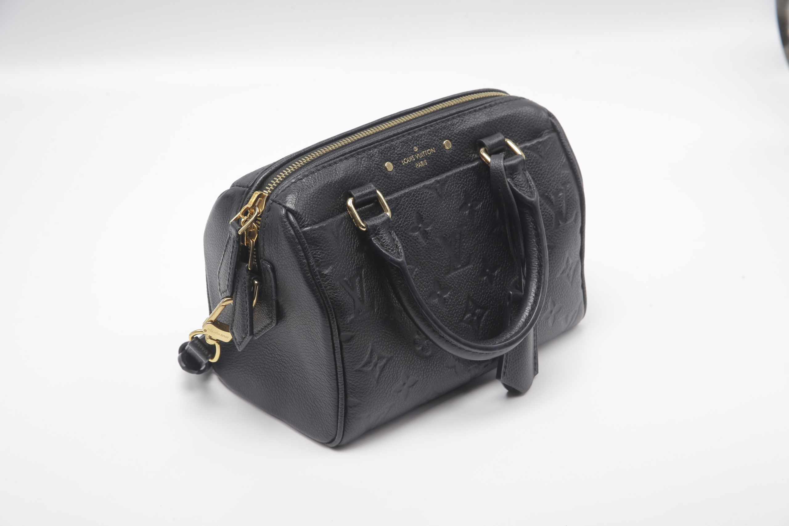 Louis Vuitton Speedy 20 Bandouliere Bag Embossed Empreinte Black -  Selectionne PH