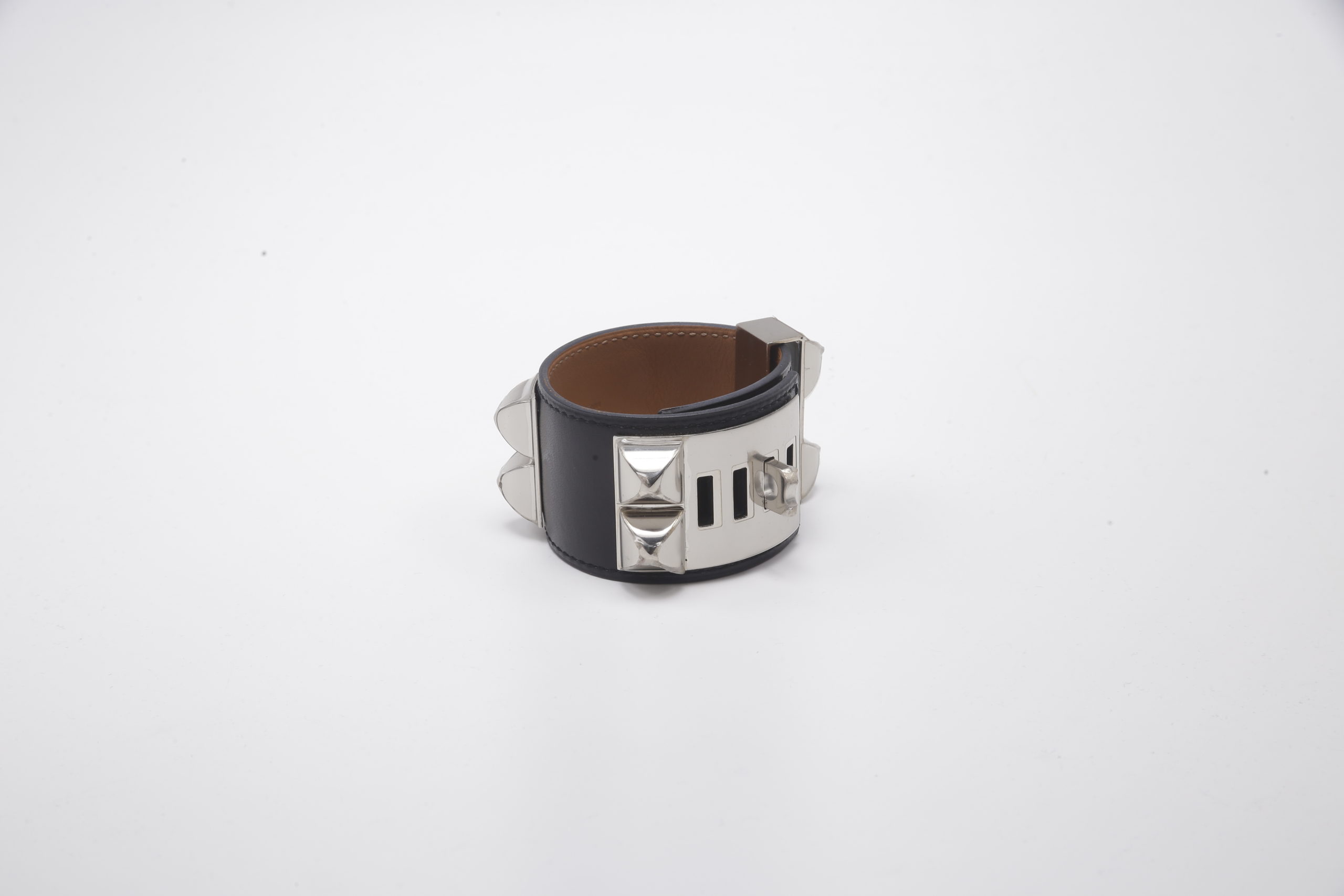 Hermes Veau Box Collier de Chien CDC Bracelet - Black (for Pre-order