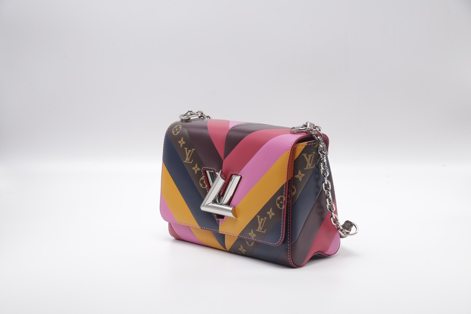 Louis Vuitton epi multi twist MM bag with box bag and ribbons Rare Htf