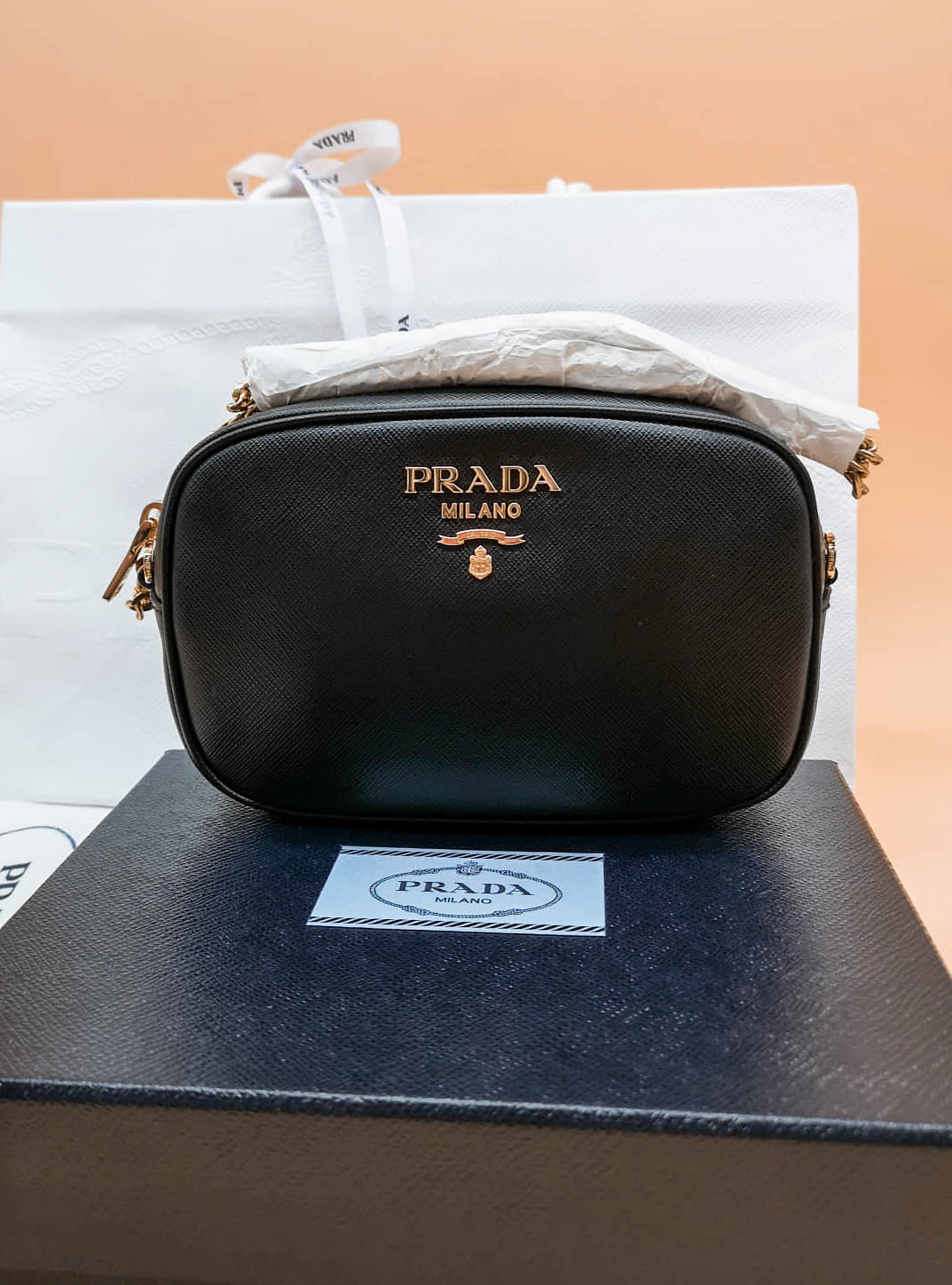 Prada Saffiano Leather Belt Bag - Selectionne PH