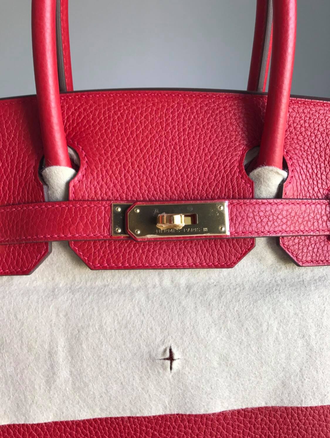 Hermes Birkin 30 Rouge Casaque, Luxury, Bags & Wallets on Carousell