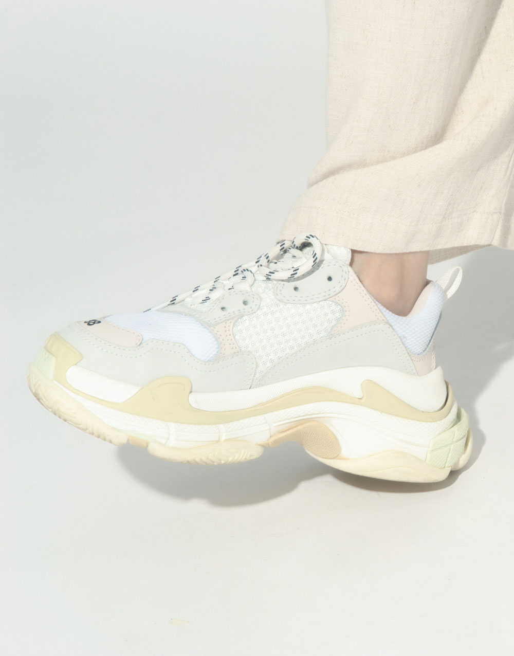 white triple s trainers