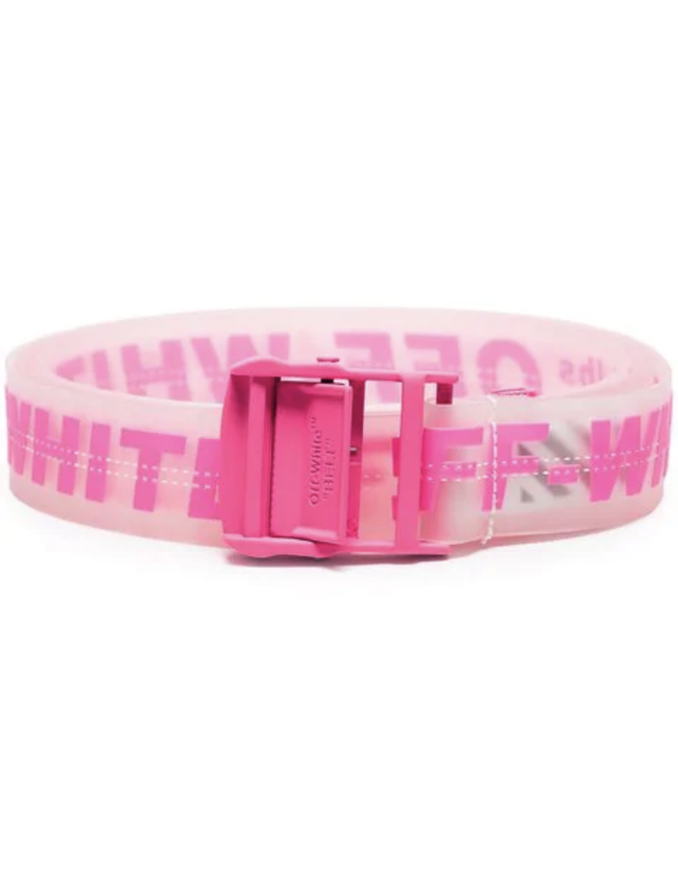 Off-White Rubber Industrial Belt - Pink - Selectionne PH