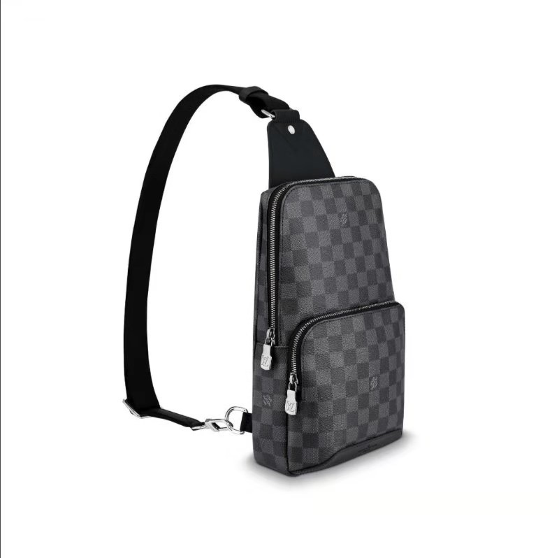 Louis Vuitton 2019 Pre-Owned Avenue Sling Shoulder Bag - Black for