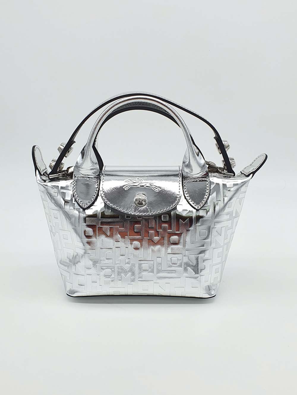 Longchamp Le Pliage Cuir mini top-handle bag