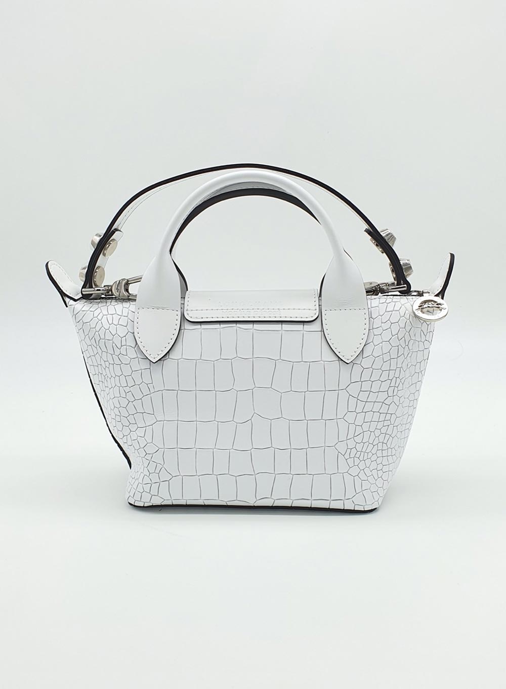 Leather small bag Longchamp White in Leather - 35032691